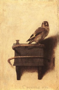 The Goldfinch by Carel Fabritius